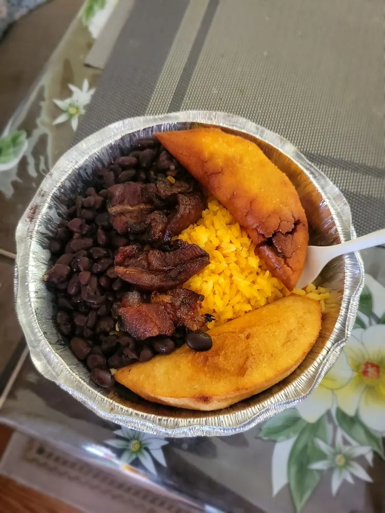 Plantains Rice and Beans